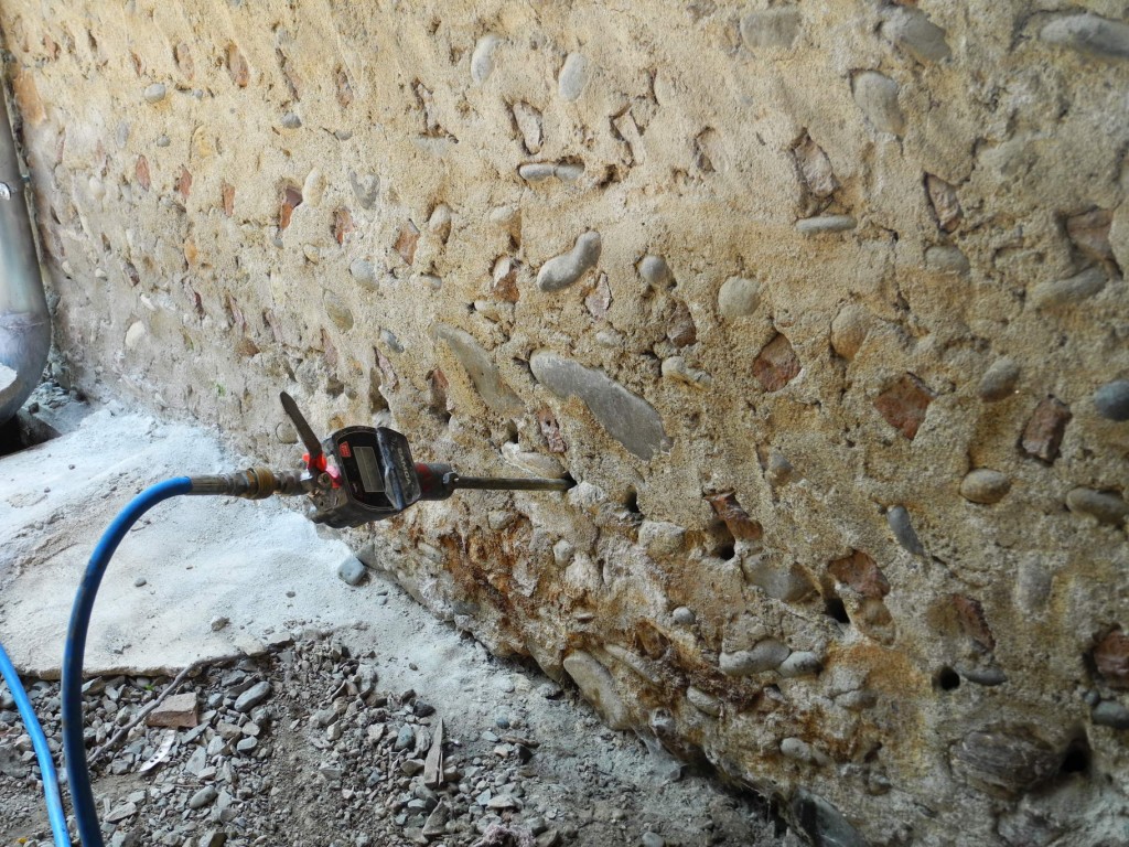Traitement de remontées capillaires dans l'Indre